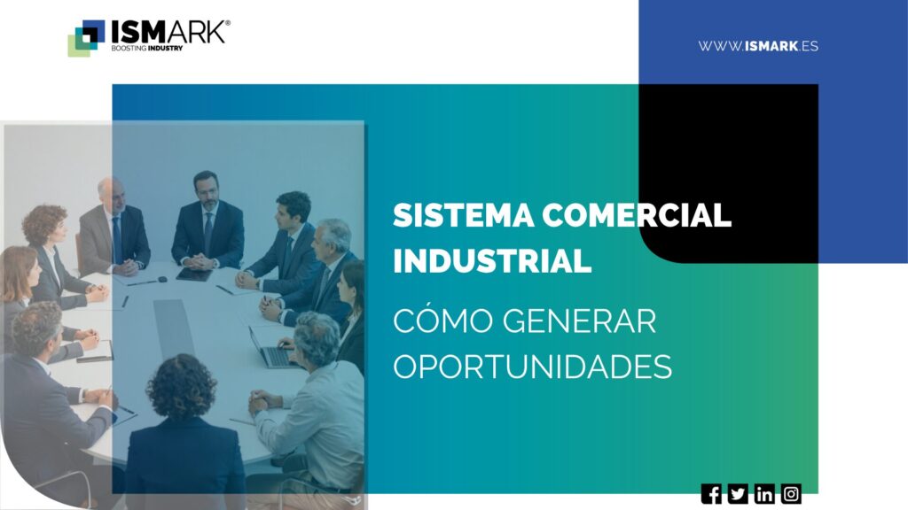 Equipo de marketing y ventas de una empresa industrial trabajando en su sistema comercial